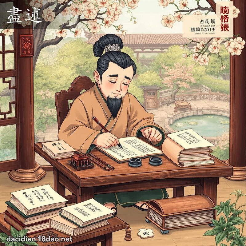 盡述 - 國語大辭典配圖
