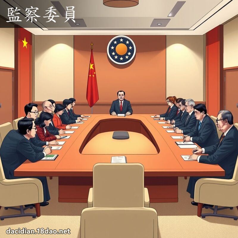 監察委員 - 國語大辭典配圖