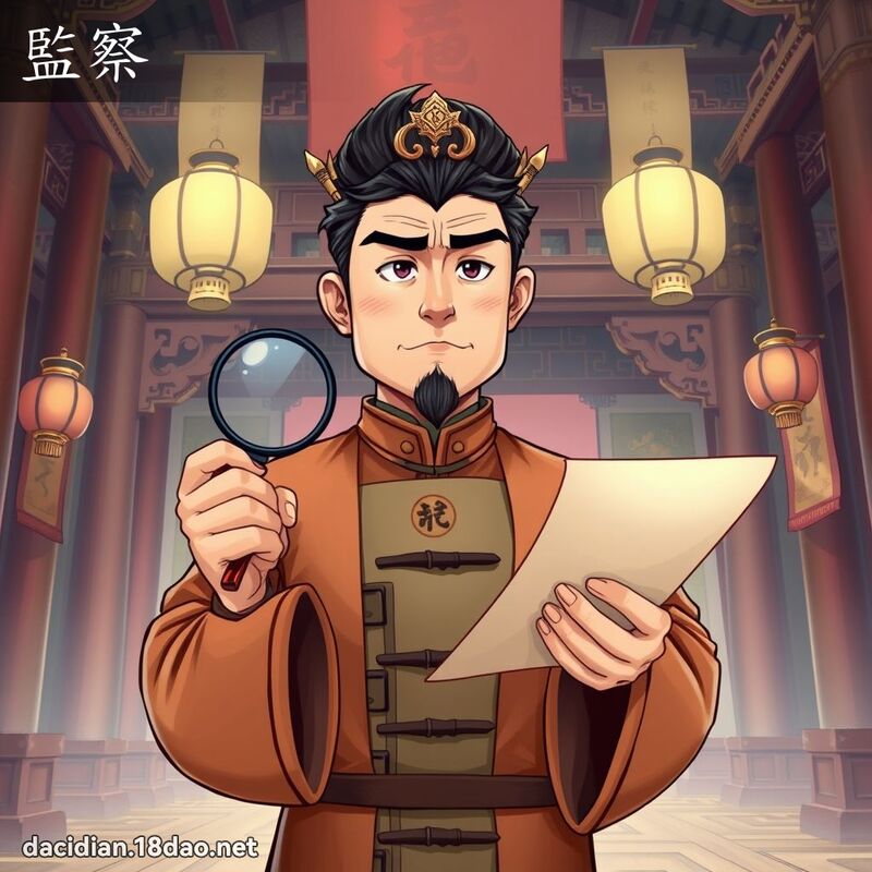 監察 - 國語大辭典配圖