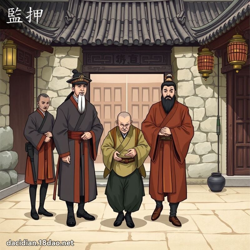 监押 - 国语大辞典配图