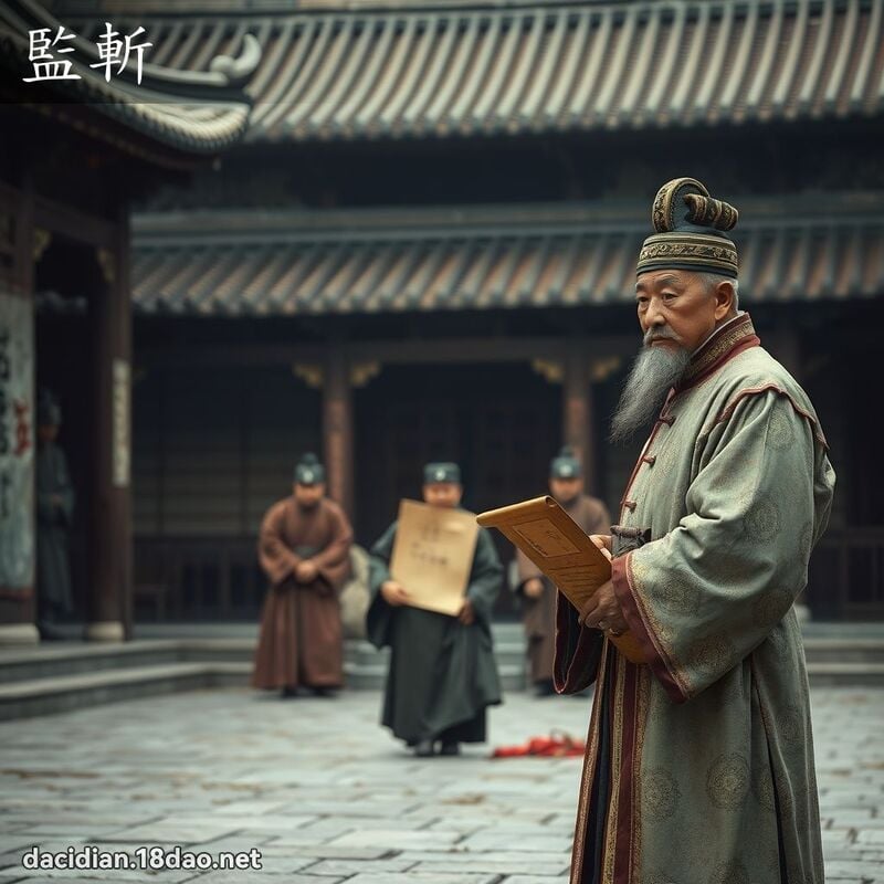 監斬 - 國語大辭典配圖