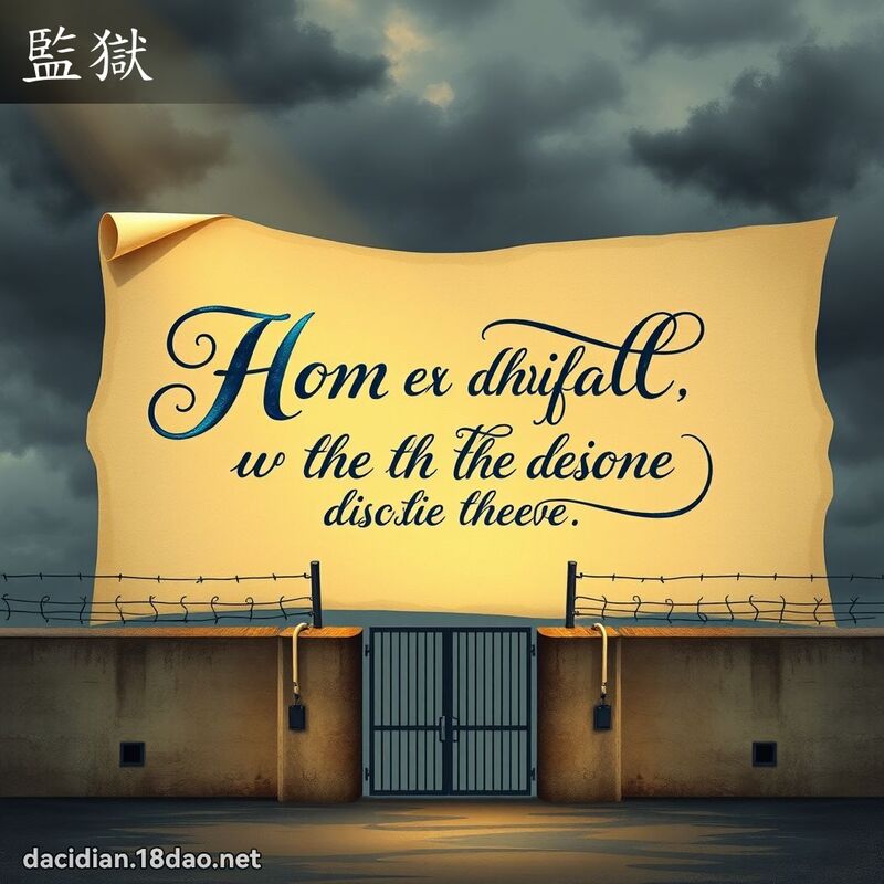 監獄 - 國語大辭典配圖