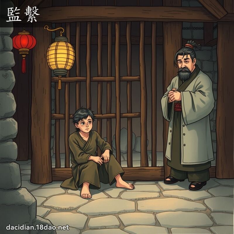 監繫 - 國語大辭典配圖