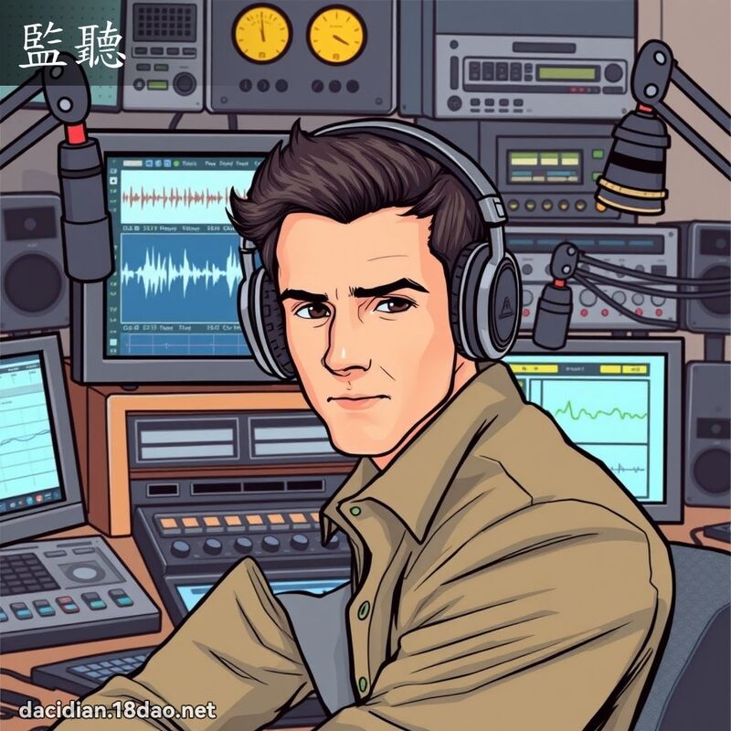 監聽 - 國語大辭典配圖
