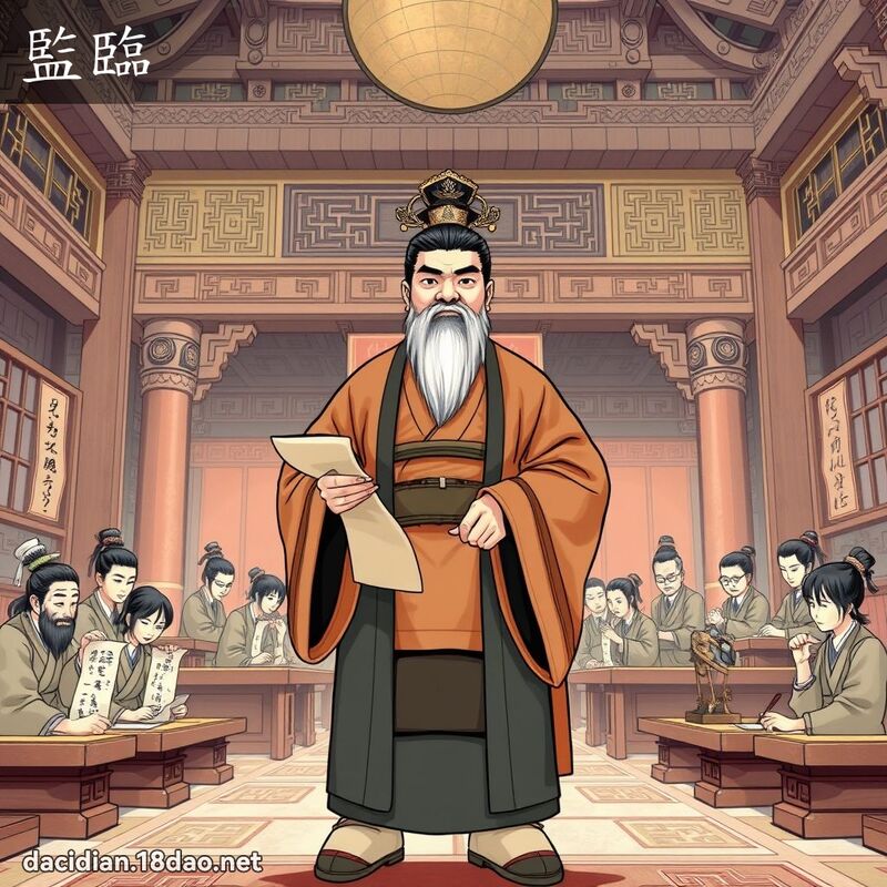 監臨 - 國語大辭典配圖