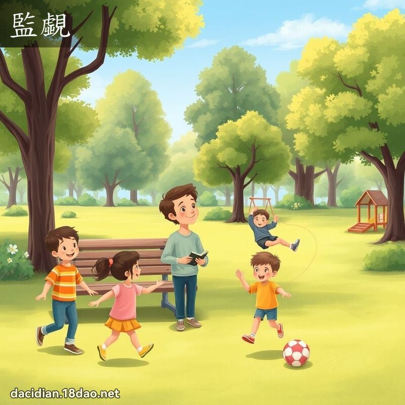 監覷 - 國語大辭典配圖