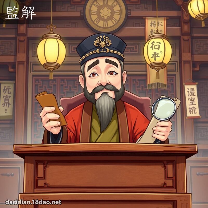 監解 - 國語大辭典配圖