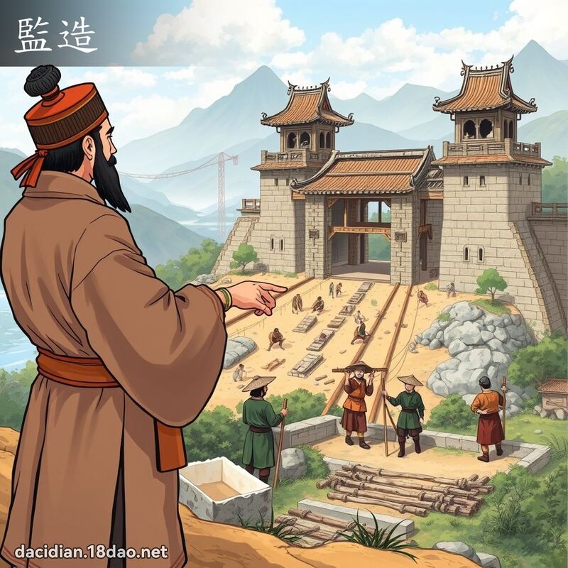 監造 - 國語大辭典配圖