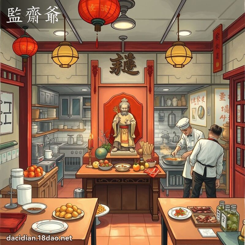 監齋爺 - 國語大辭典配圖