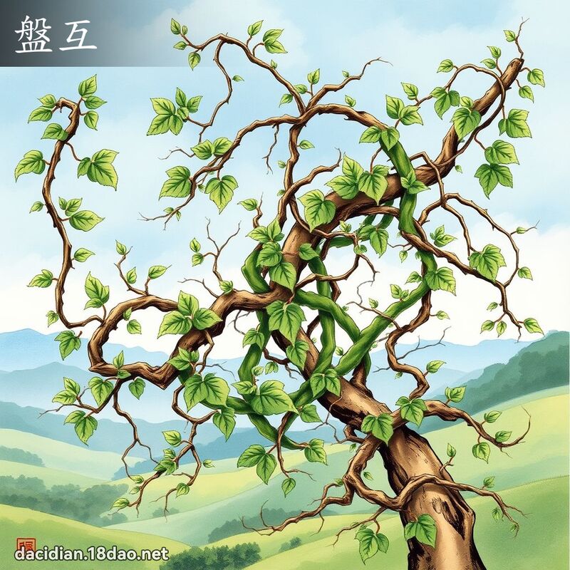 盤互 - 國語大辭典配圖