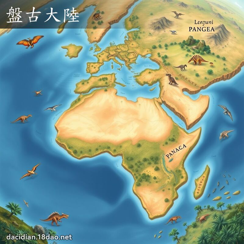 盤古大陸 - 國語大辭典配圖