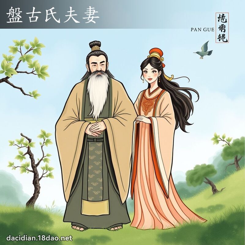 盤古氏夫妻 - 國語大辭典配圖