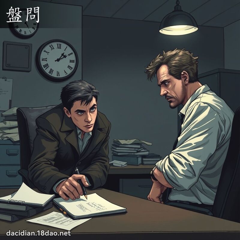 盘问 - 国语大辞典配图