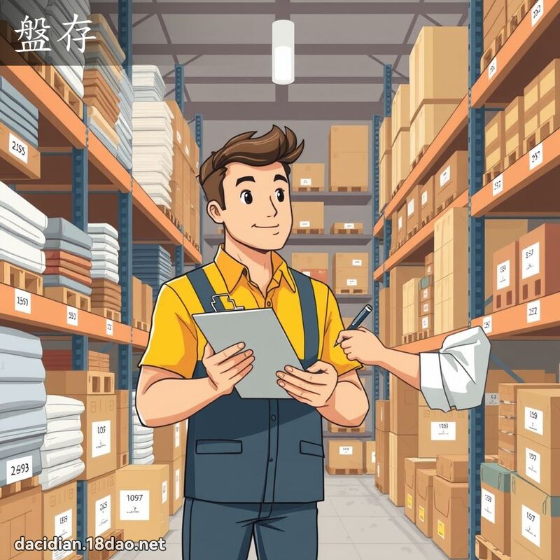 盤存 - 國語大辭典配圖