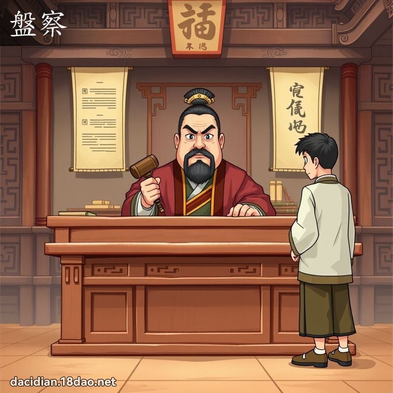 盘察 - 国语大辞典配图