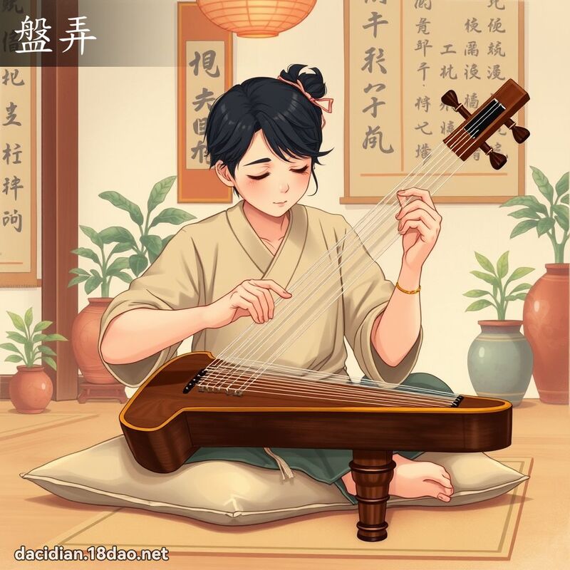 盤弄 - 國語大辭典配圖