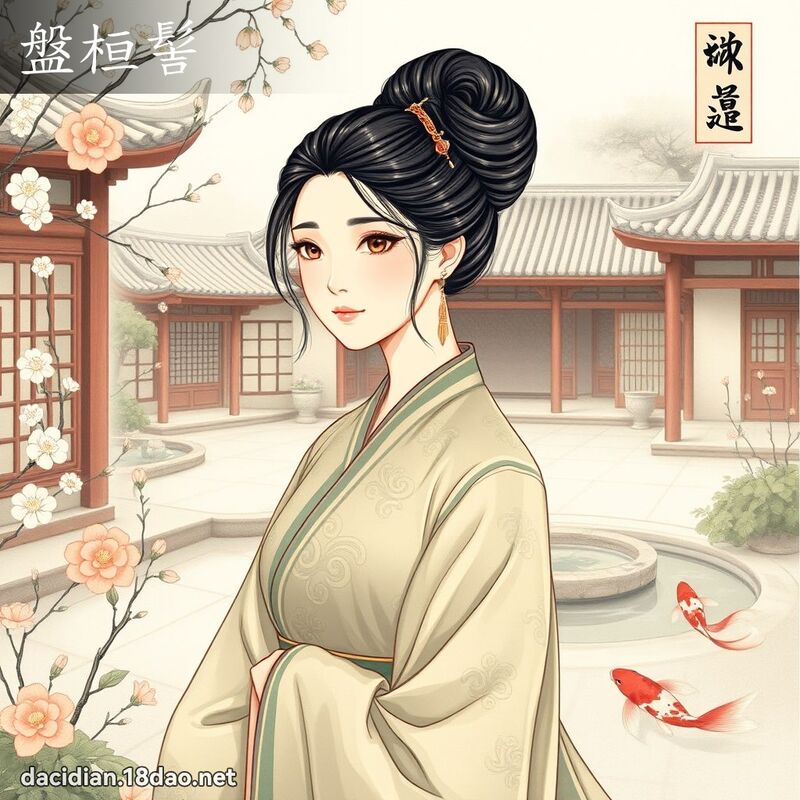 盤桓髻 - 國語大辭典配圖
