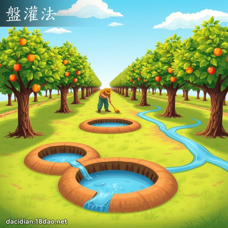 盤灌法 - 國語大辭典配圖