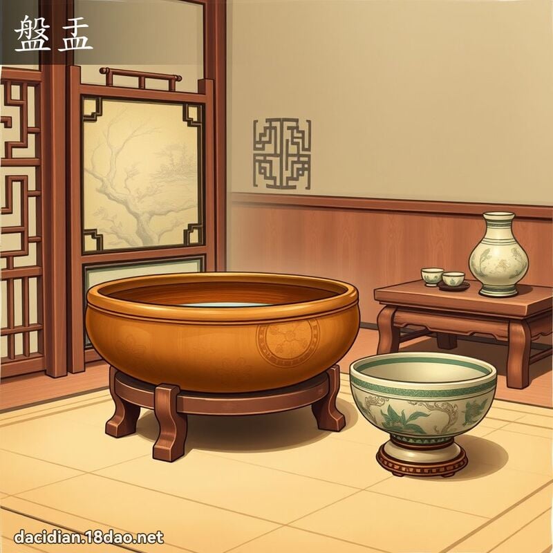 盤盂 - 國語大辭典配圖