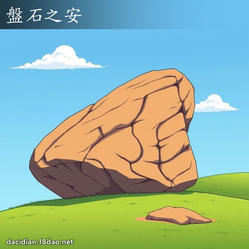 盤石之安 - 國語大辭典配圖