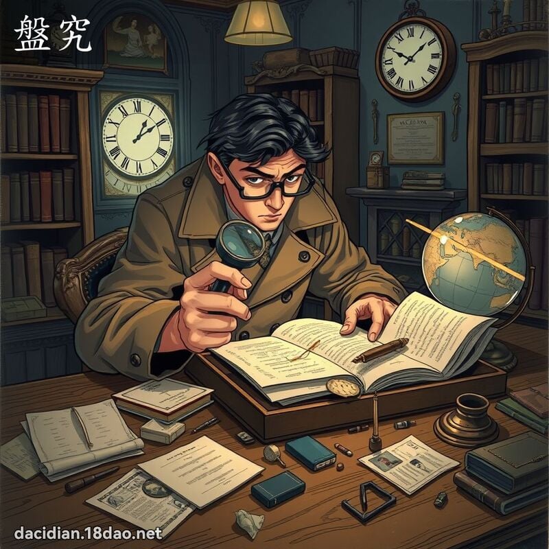 盘究 - 国语大辞典配图