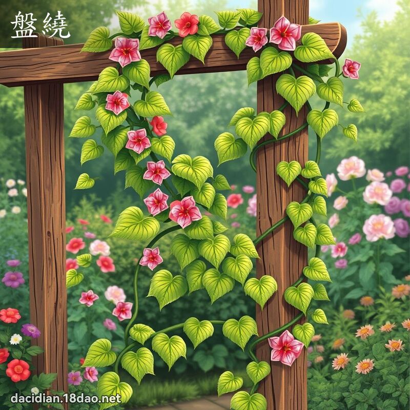 盤繞 - 國語大辭典配圖