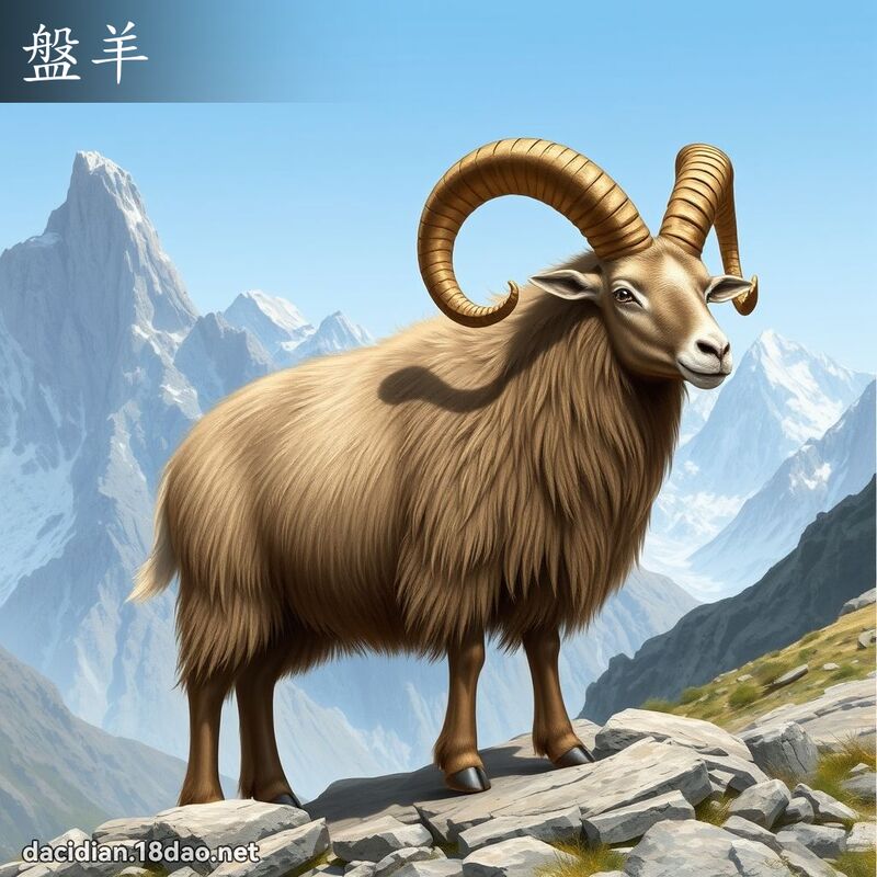盤羊 - 國語大辭典配圖
