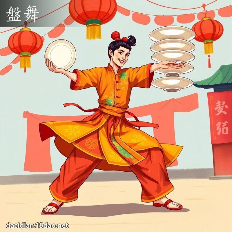 盘舞 - 国语大辞典配图