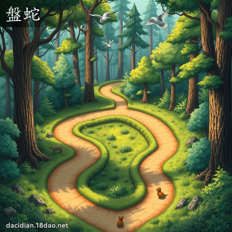 盘蛇 - 国语大辞典配图