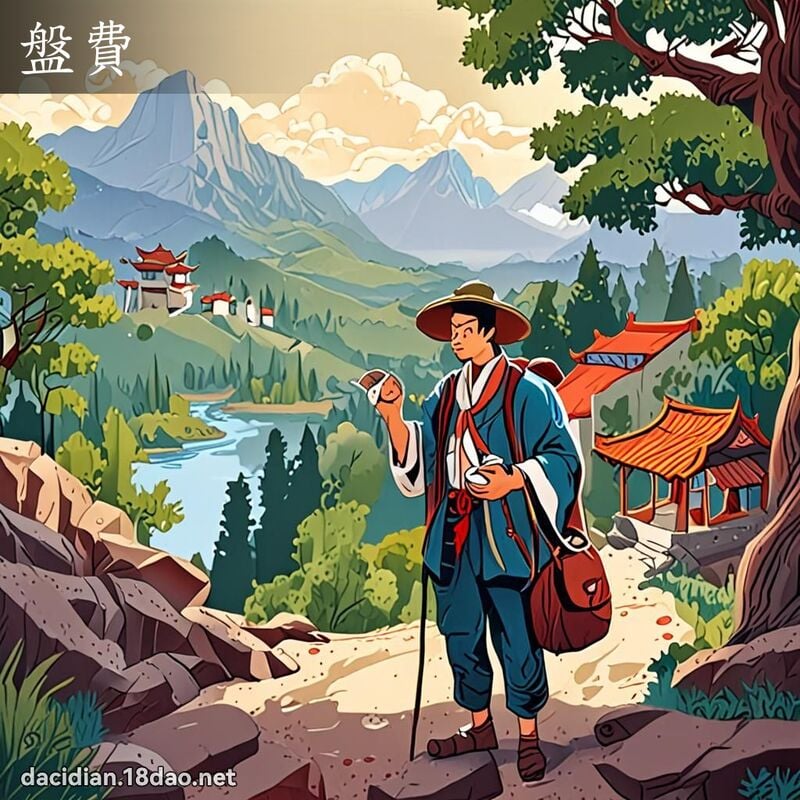 盘费 - 国语大辞典配图
