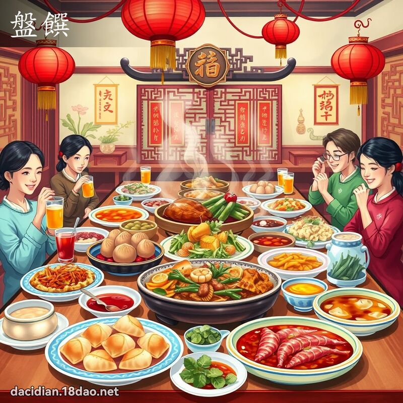 盤饌 - 國語大辭典配圖