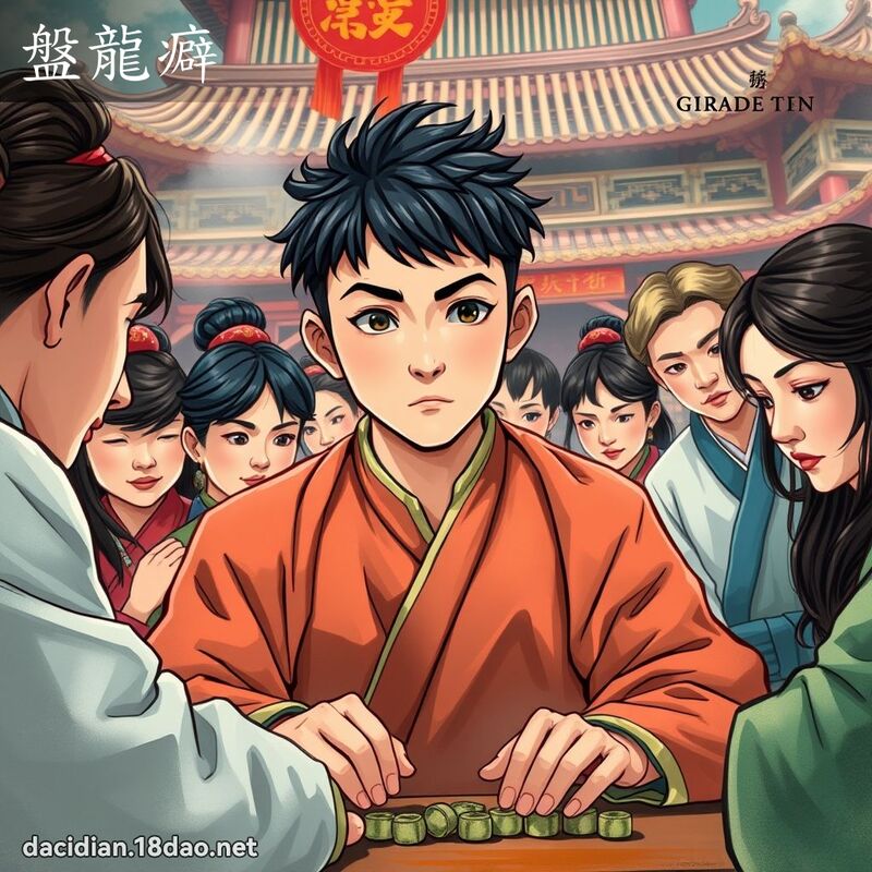 盤龍癖 - 國語大辭典配圖