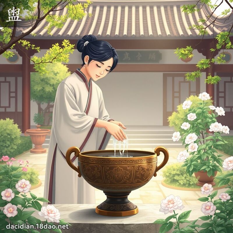 盥 - 國語大辭典配圖