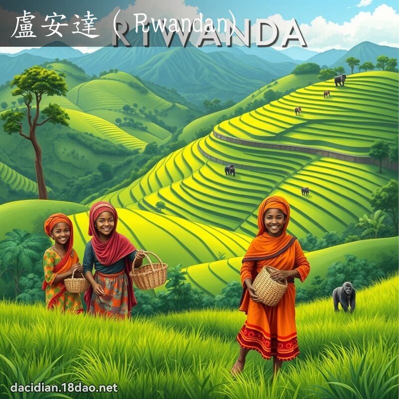 盧安達（Rwandan) - 國語大辭典配圖