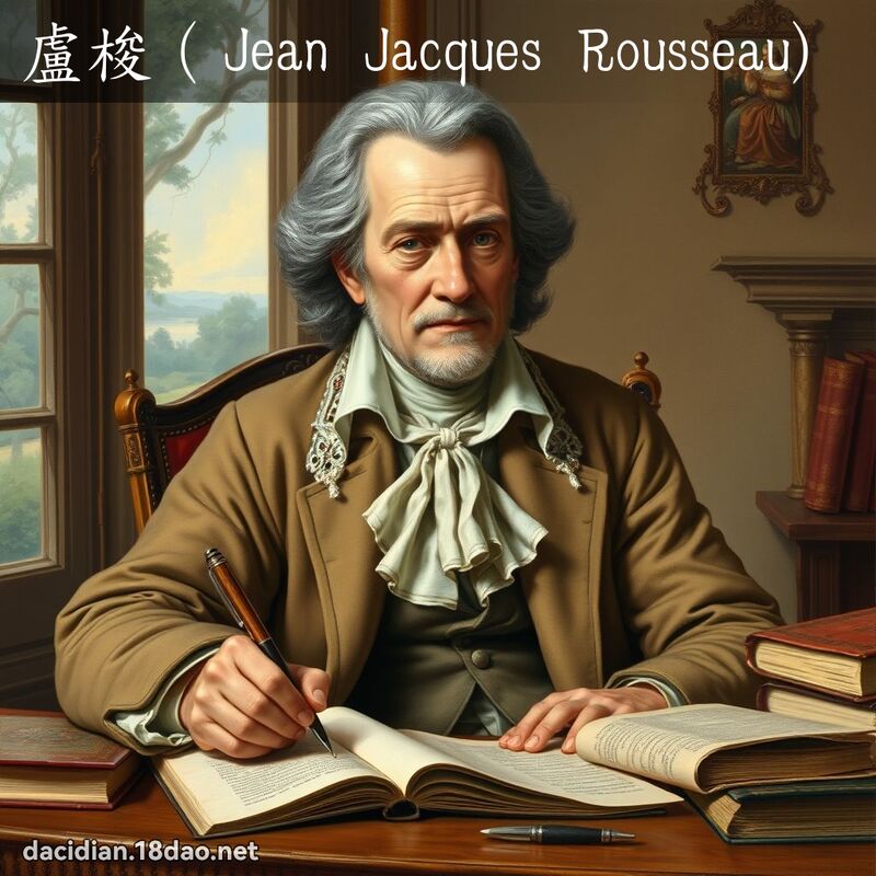 卢梭（Jean Jacques Rousseau) - 国语大辞典配图