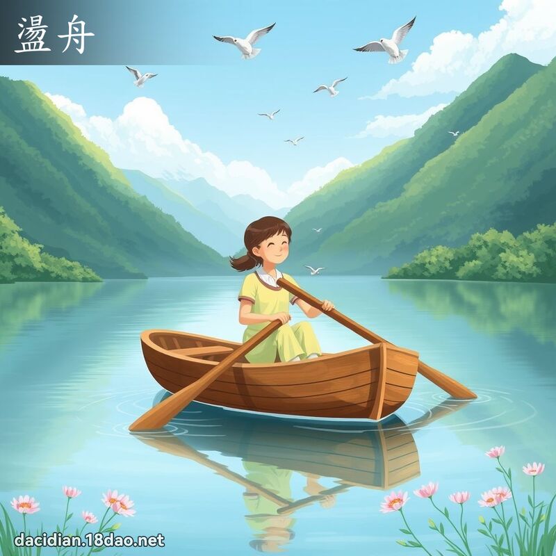 盪舟 - 国语大辞典配图