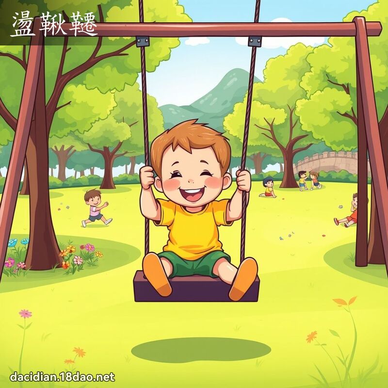 盪鞦韆 - 國語大辭典配圖
