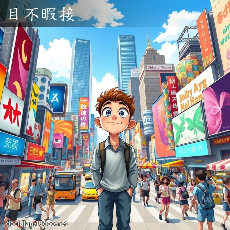 目不暇接 - 國語大辭典配圖