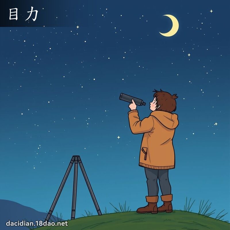目力 - 国语大辞典配图