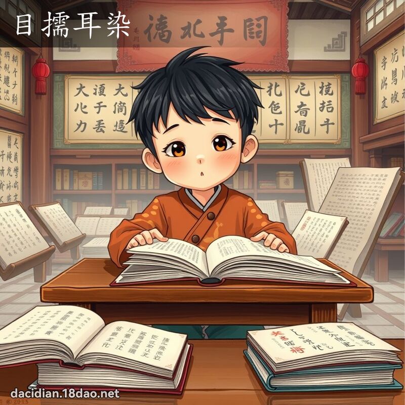 目擩耳染 - 國語大辭典配圖