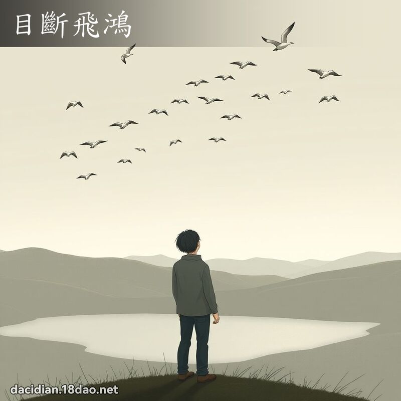 目断飞鸿 - 国语大辞典配图