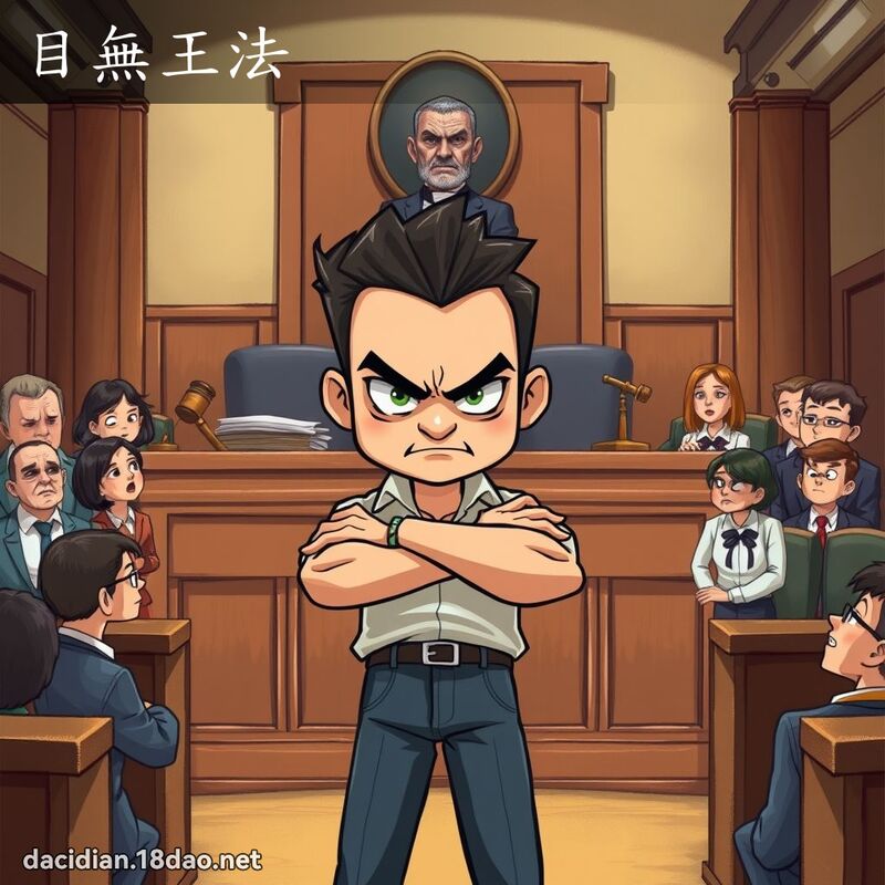 目無王法 - 國語大辭典配圖