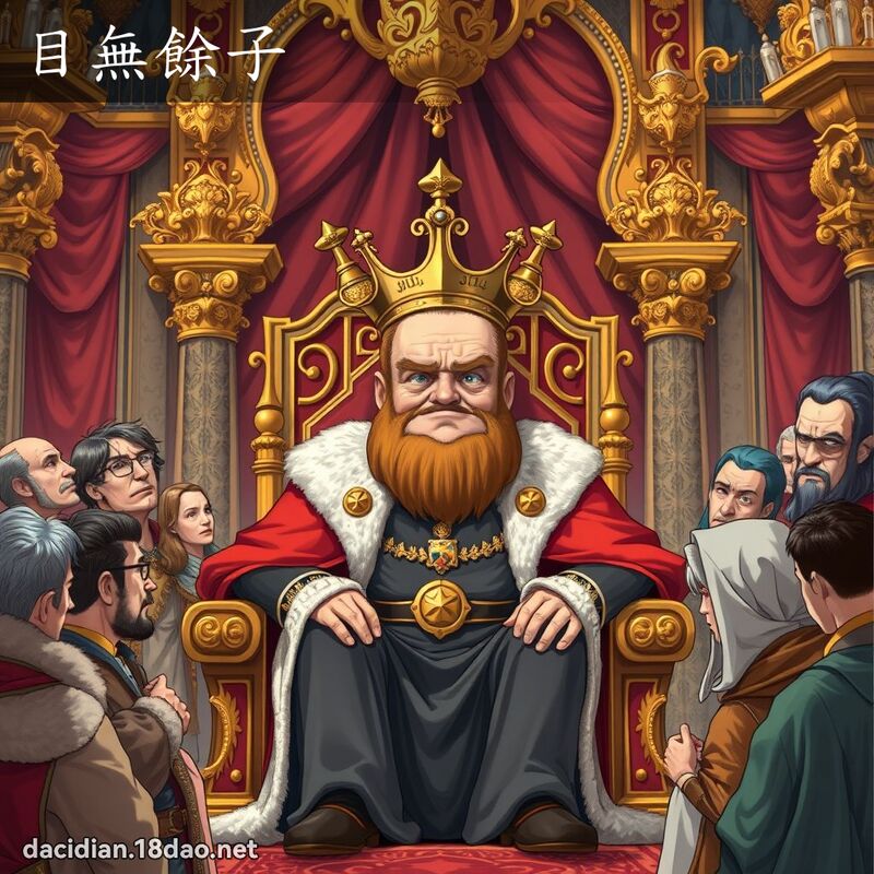目無餘子 - 國語大辭典配圖
