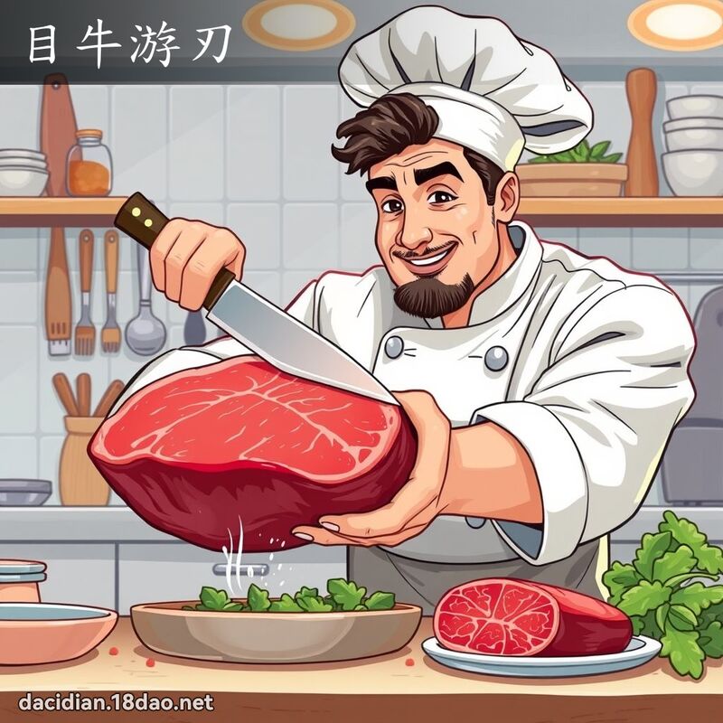 目牛游刃 - 國語大辭典配圖
