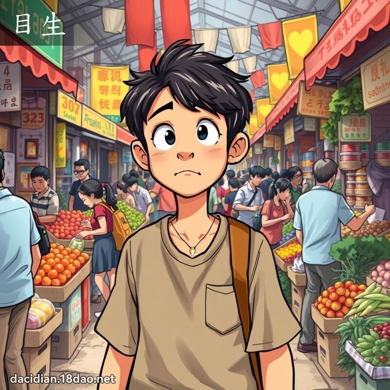目生 - 国语大辞典配图