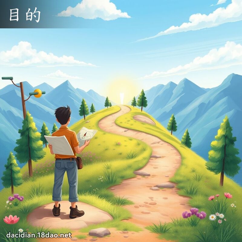 目的 - 國語大辭典配圖