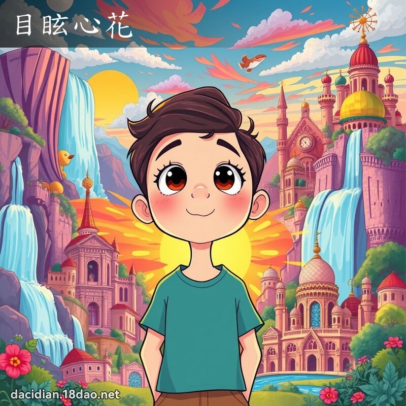 目眩心花 - 國語大辭典配圖