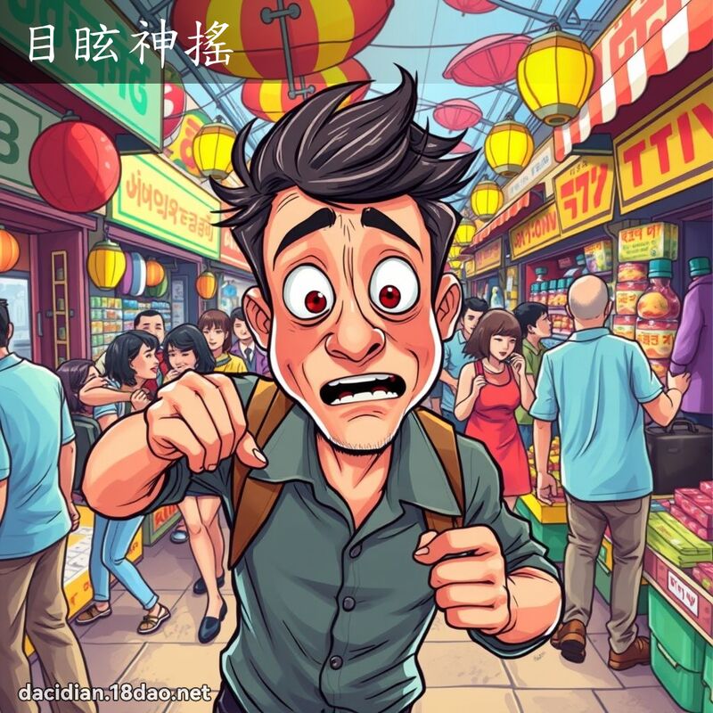 目眩神搖 - 國語大辭典配圖