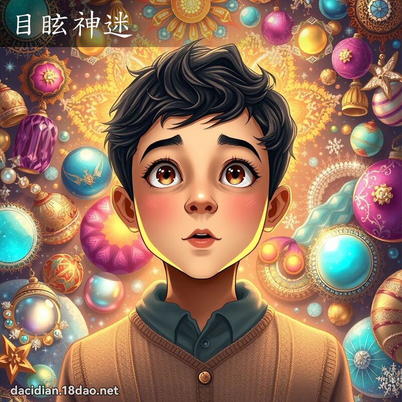 目眩神迷 - 國語大辭典配圖