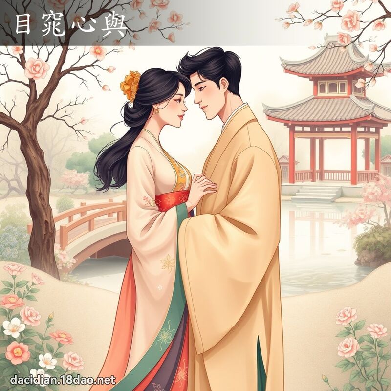 目窕心與 - 國語大辭典配圖